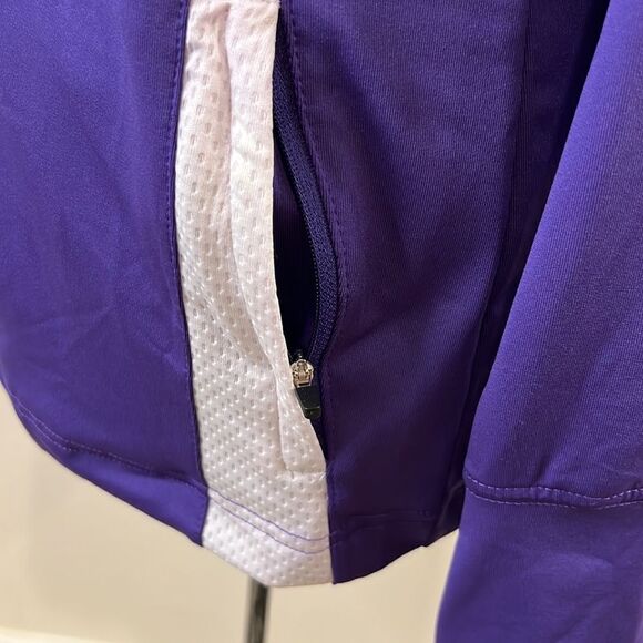 NWT Mizuno Purple with White Trim Athletic Jacket - Size XL - Picture 8 of 14